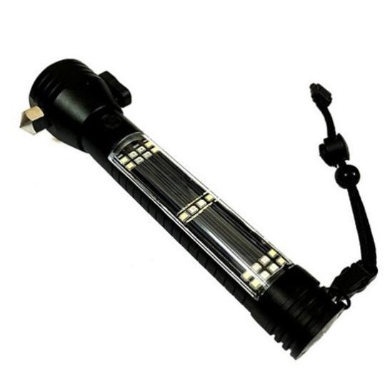 Đèn pin siêu sáng 11 chức năng Solar Power Flashlight