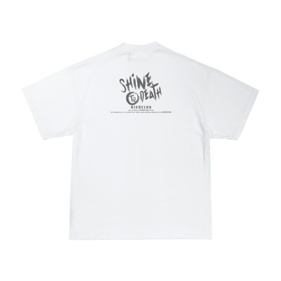 Áo Thun SHINE TO DEATH Tay Lỡ Unisex Nam/Nữ Đen/Trắng Cổ Tròn - HIGHCLUB