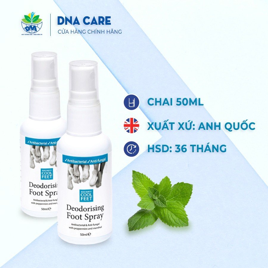 Xịt khử mùi hôi chân Escenti chai 50ml