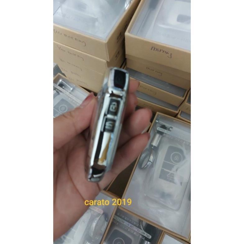 Bao da chìa khoá ô tô silicon mạ crom đủ hãng xe