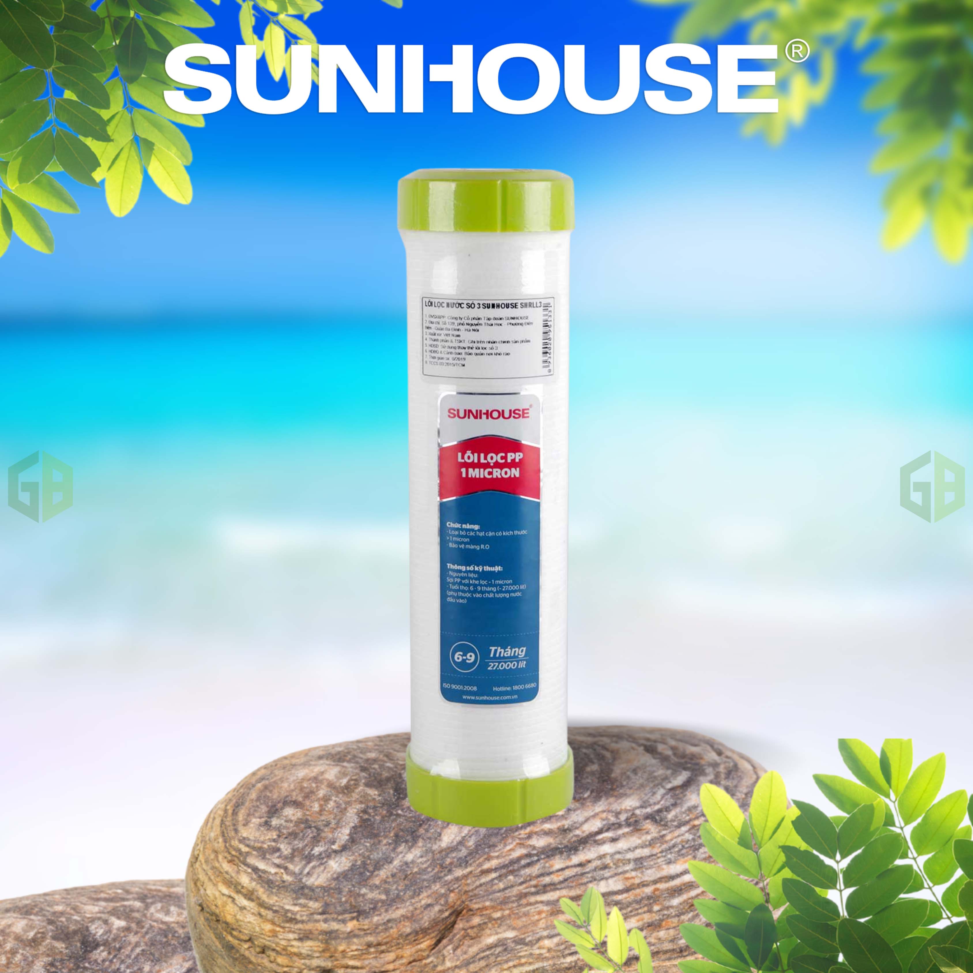 Lõi Lọc R.O Sunhouse Số 3 SHRLL3 - Hàng chính hãng