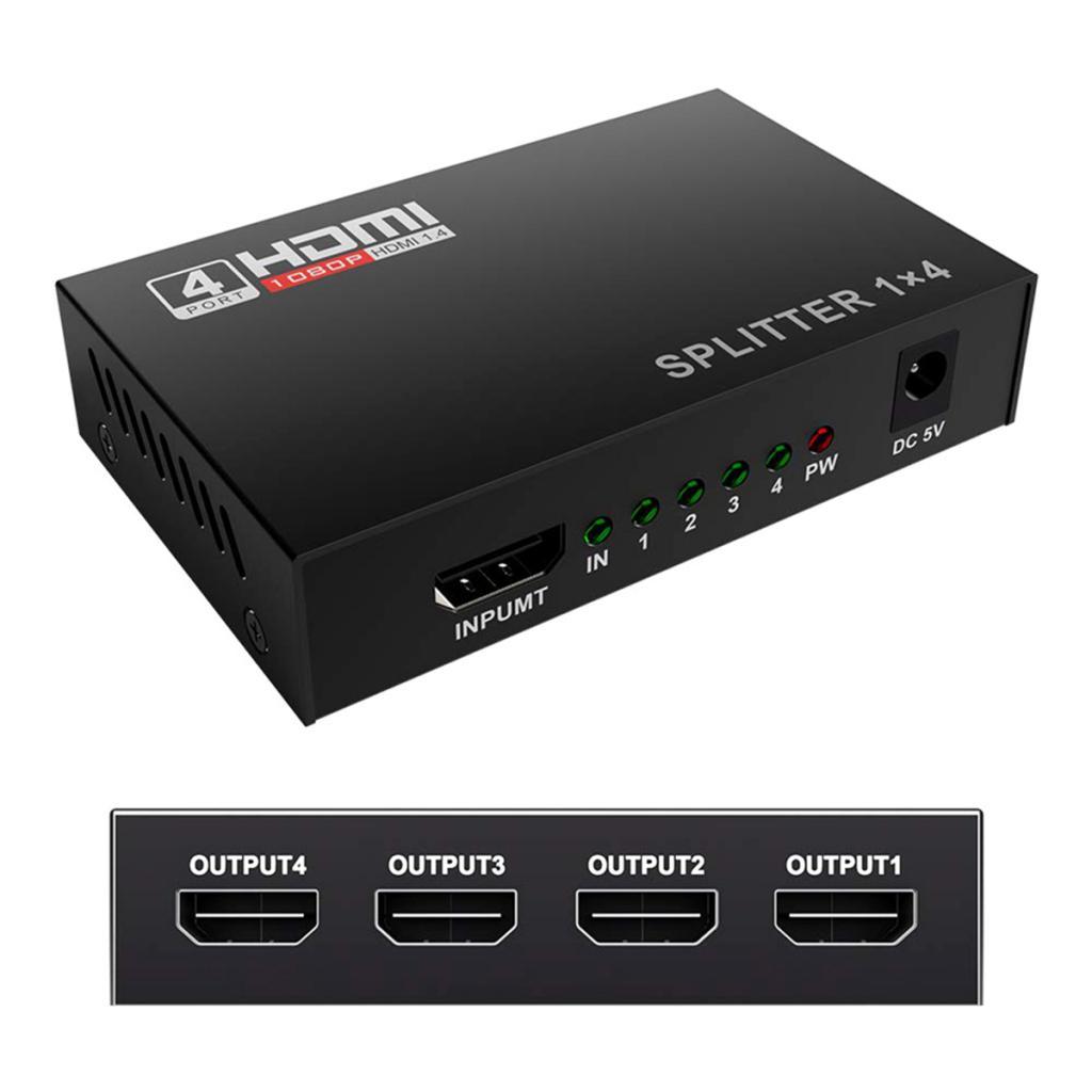 Splitter   1080p Video 1 Port to 4 Port  V1.