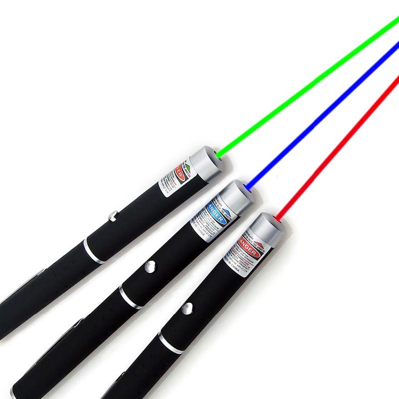 Laser Pief Con trỏ Laser Pen 5mW Công suất cao màu xanh lá cây màu xanh lá cây laser Light Pen 530NM 405NM 650NM Laser Laser Pen Cat Pen Pen