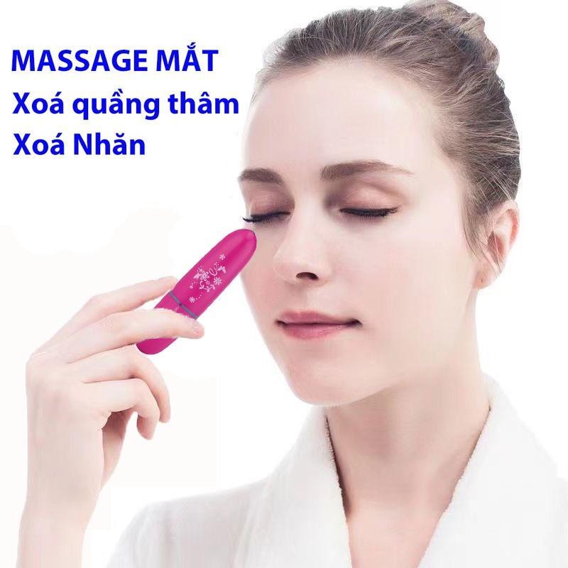 Máy massage mắt mini nhỏ gọn giảm thâm ngừa bọng mắt bút mini bỏ túi giá rẻ (tùy chọn mẫu yêu thích) (Hàng Chính Hãng)