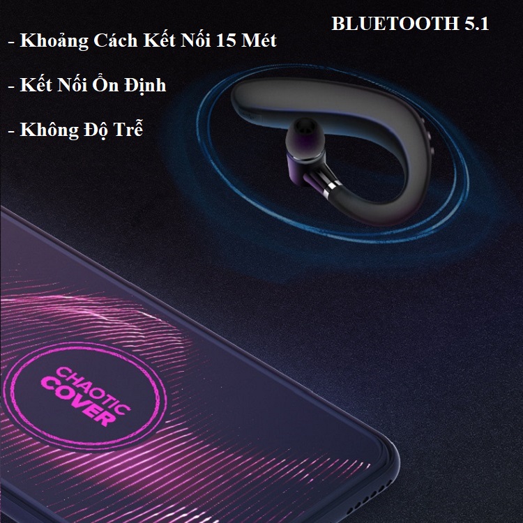 Tai Nghe Không Dây S109 - Công Nghệ Bluetooth 5.1 Tiên Tiến - Micro Thu Âm Rõ Nét, Trung Thực