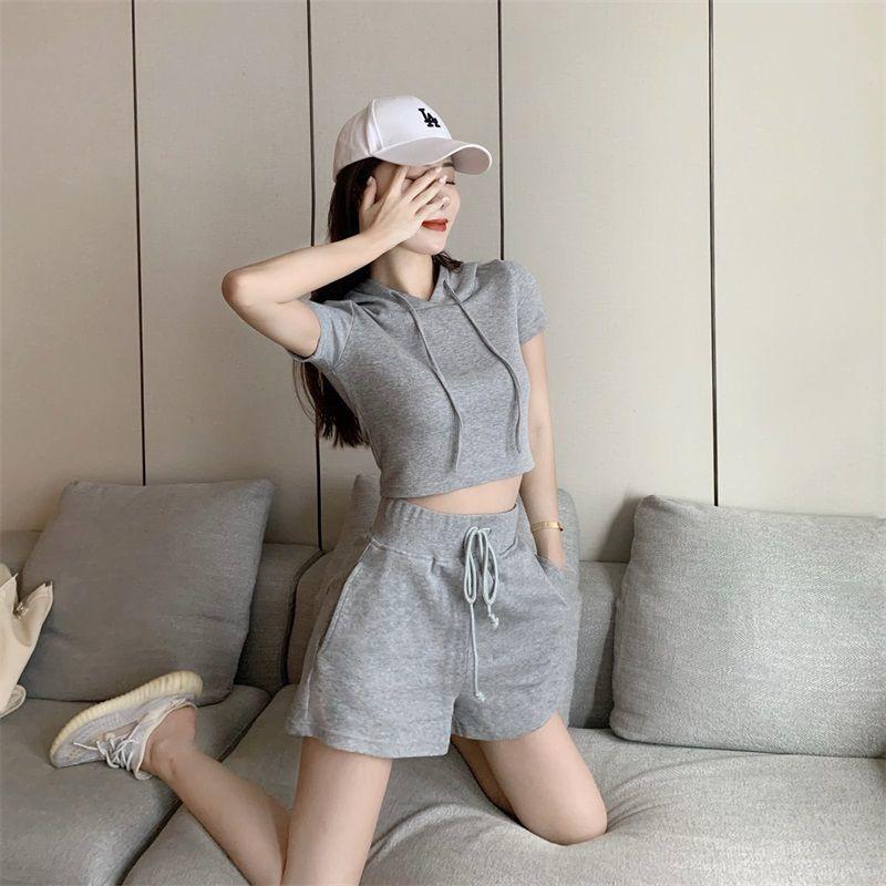 Set Bộ Quần Áo Nữ Cá Tính Mùa Hè Kiểu Dáng Ulzzang Đi Chơi Hot