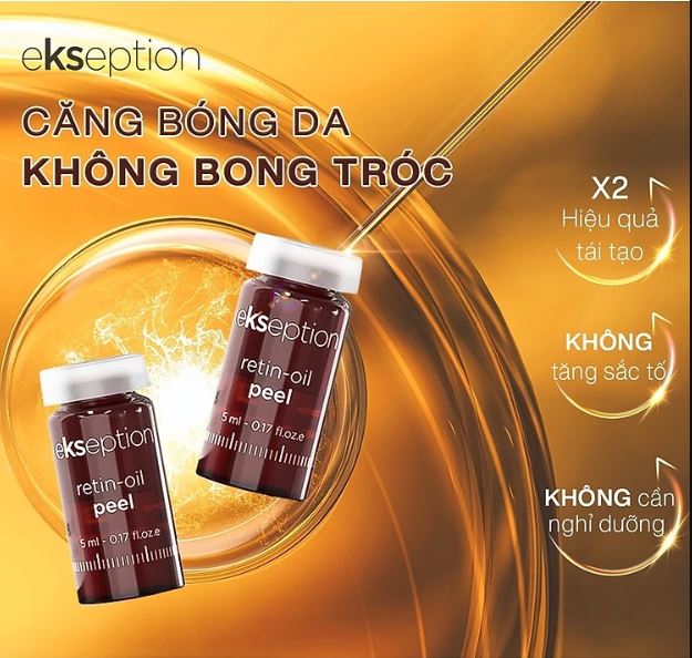 Ekseption Retin-iol Peel – Peel giảm nhăn, chống lão hóa 5ml