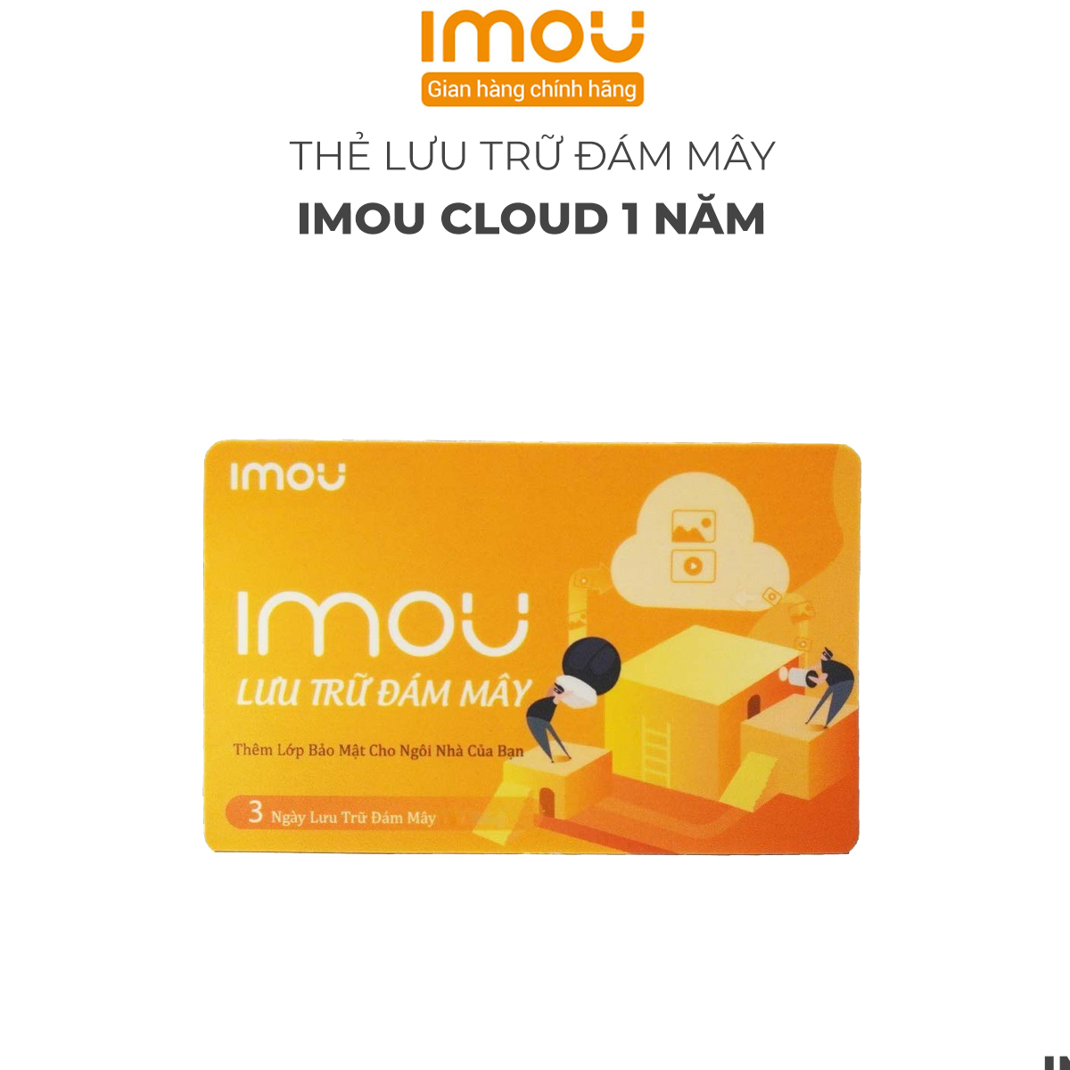 Card Lưu Trữ Đám Mây Cloud Imou (1 Năm) Cho Camera IMOU - Hàng Chính Hãng