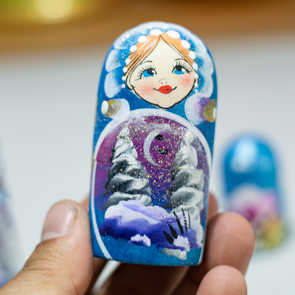 (CÓ VIDEO CỰC DỄ THƯƠNG) CÁC BỘ BÚP BÊ NGA MATRYOSHKA 3 LỚP, 5 LỚP QUÀ LƯU NIỆM NGA CỰC ĐẸP VÀ ĐỘC ĐÁO