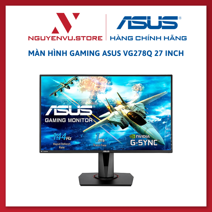 Màn Hình Gaming Asus VG278Q 27inch FullHD 1ms 144Hz FreeSync TN - Hàng Chính Hãng