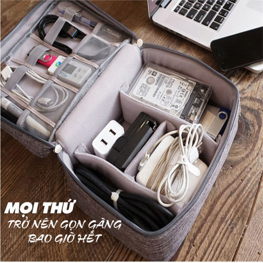 Túi đựng phụ kiện điện thoại phụ kiện công nghệ nhỏ TiMa.lala - Hàng chính hãng