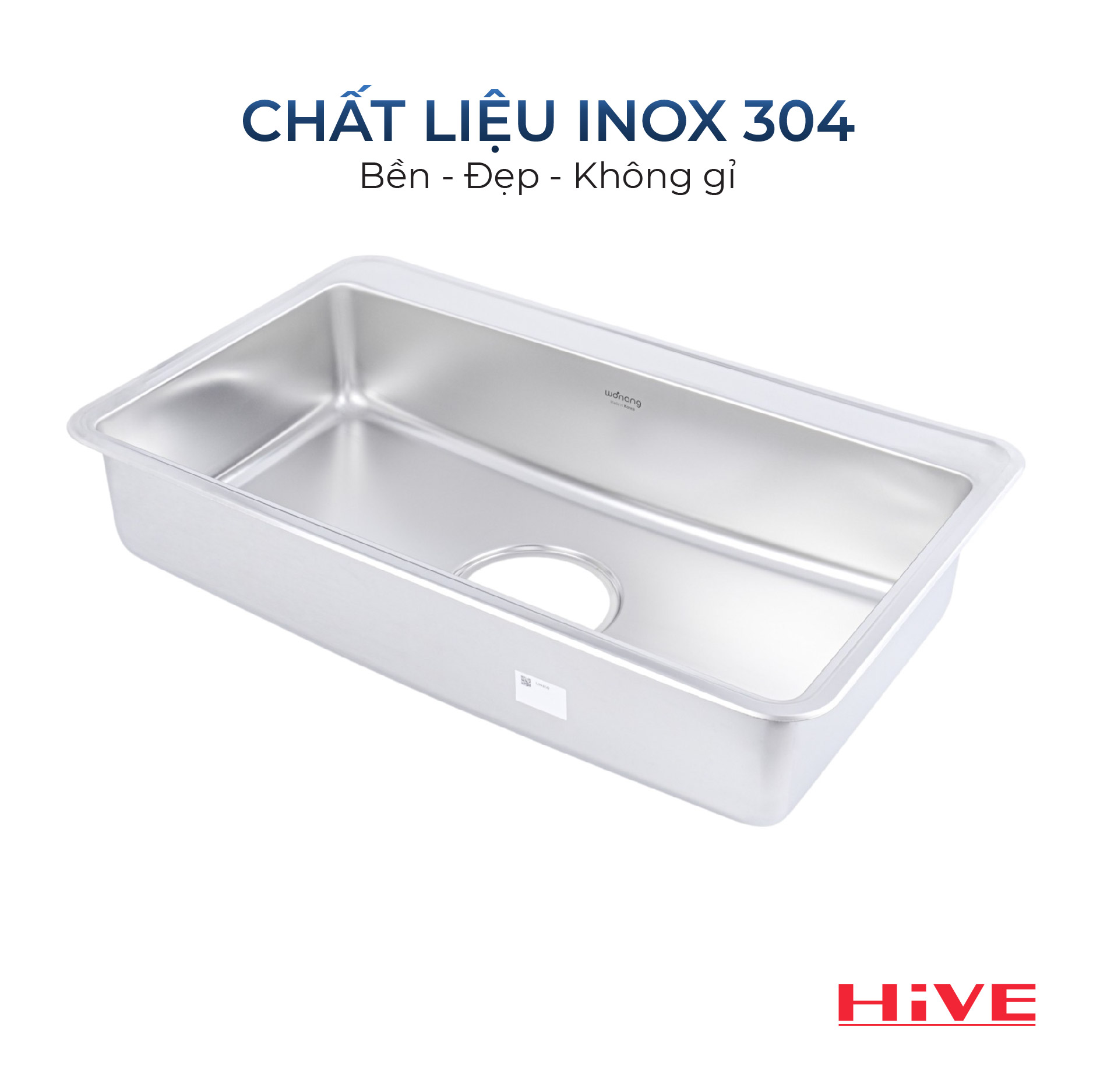 KỆ BỒN RỬA CHÉN INOX DJVW-002