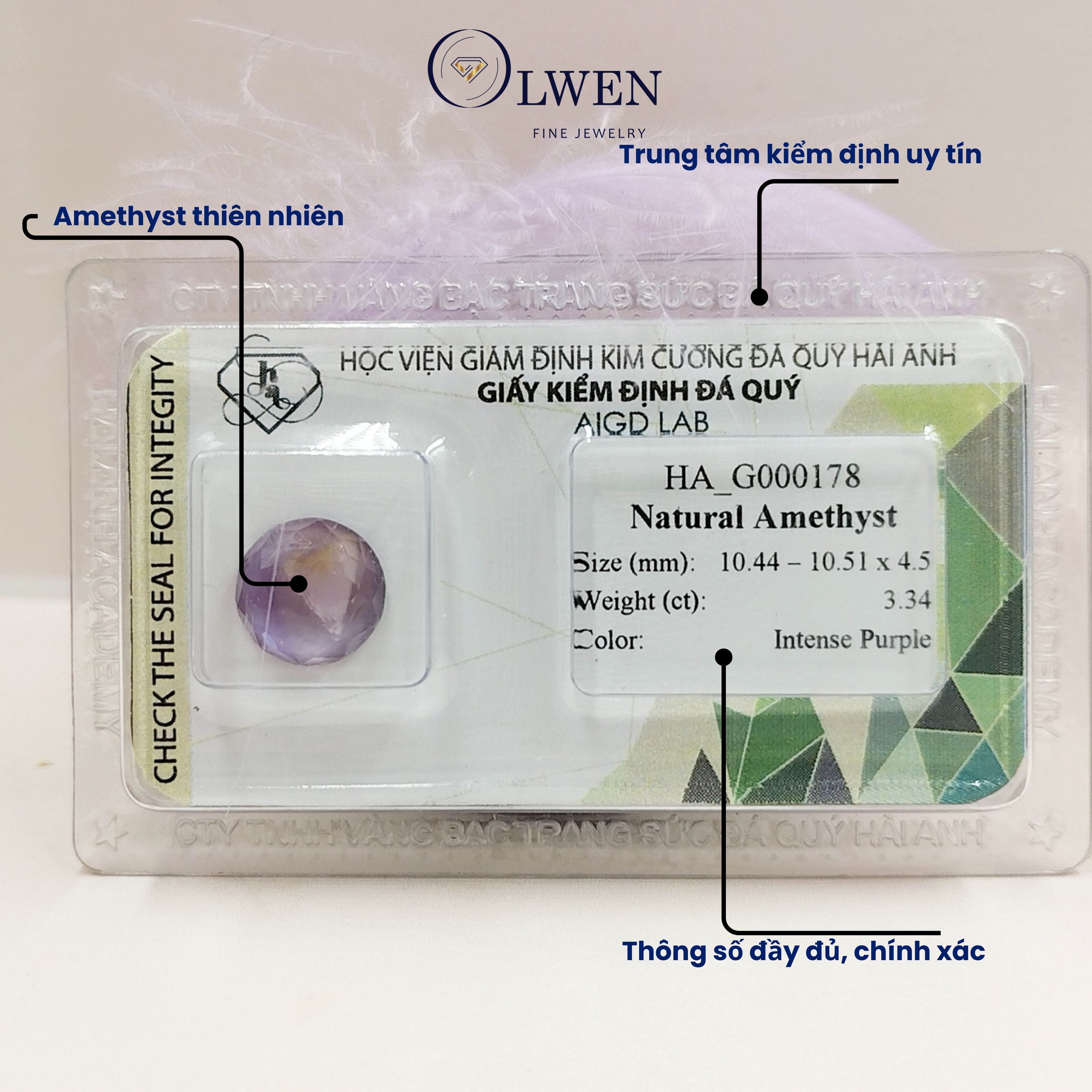 Viên đá thạch anh tím thiên nhiên_HA-G000178