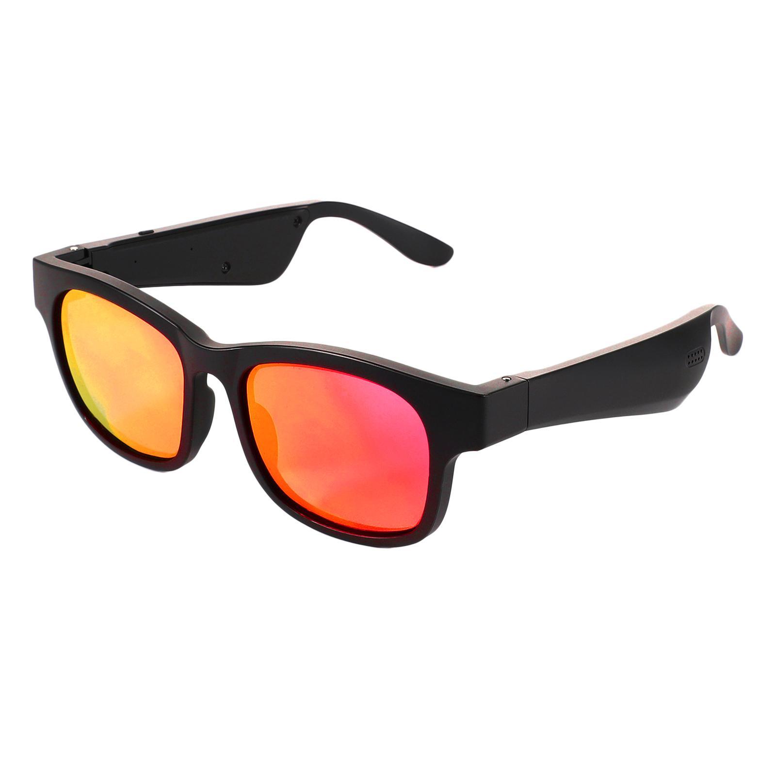 Conduction Glasses Sunglasses Bluetooth Wireless Headset Blue