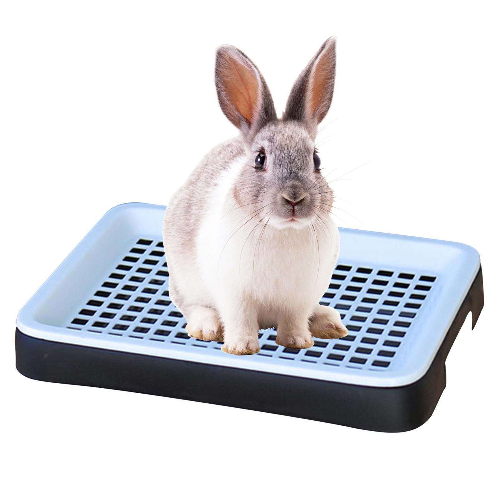Rabbit Training Pan Cage with Toilet Tray for Hamster Guinea Pigs