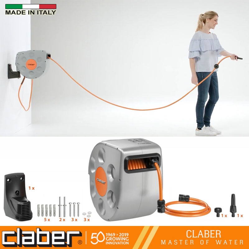 Cuộn vòi tự động thu đây 30m Claber 8697