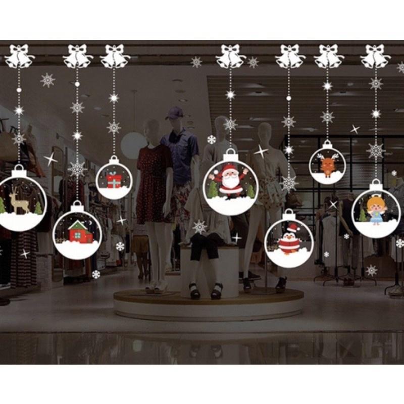 Decal NOEL03 – Dây Treo Cầu Tuyết - Decal trang trí