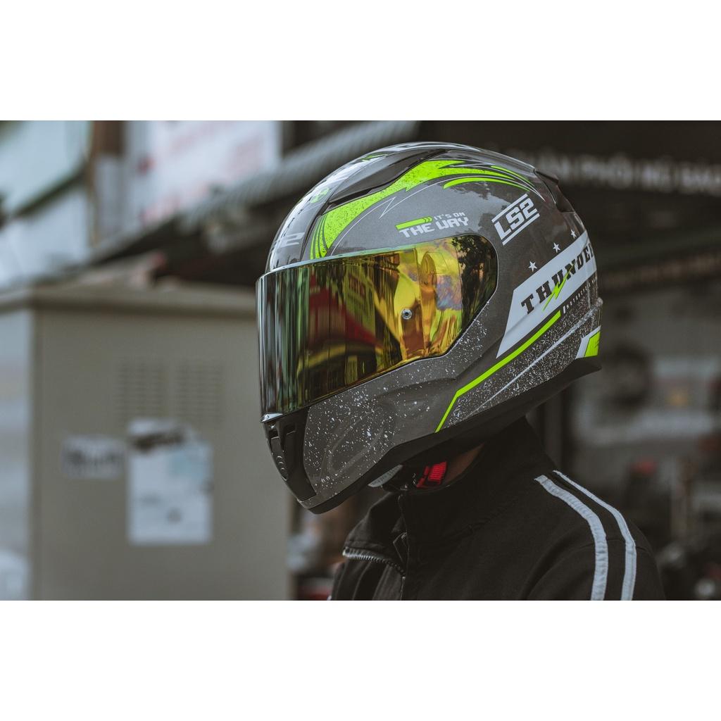 MŨ BẢO HIỂM FULLFACE LS2 FF353 RAPID GRAPHIC - GARA20