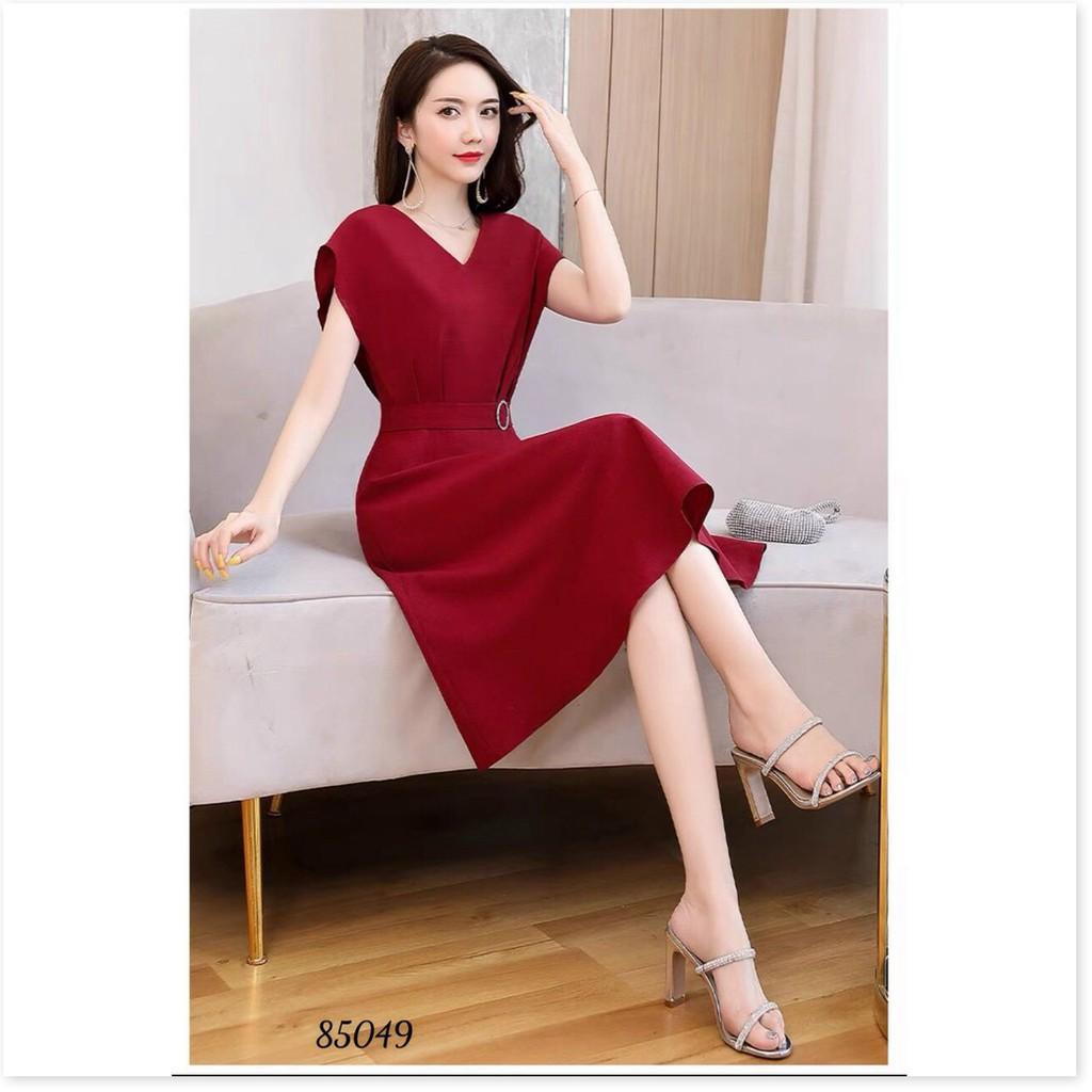 ĐẦM COTTON LẠNH THIẾT KÊ NER LƯNG XINH XẮN,HỌA TIẾT TRƠN NHƯNG KHÔNG KÉM PHẦN SANG TRỌNG LANA FASHION