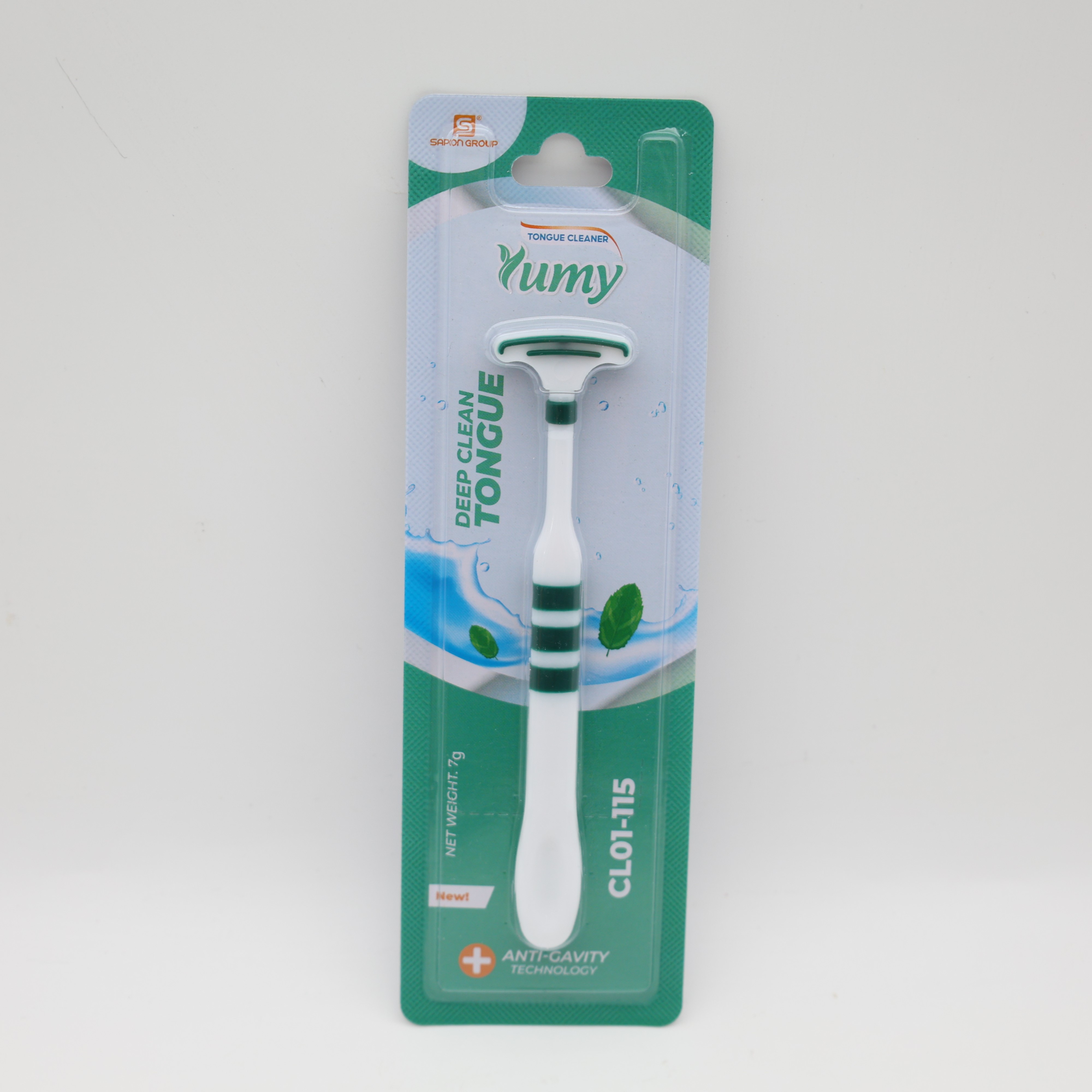 Cạo lưỡi kép YUMY TC002 dụng cụ cạo lưỡi nhựa, ngăn mùi, giảm hôi miệng, vệ sinh lưỡi (CL01_115)
