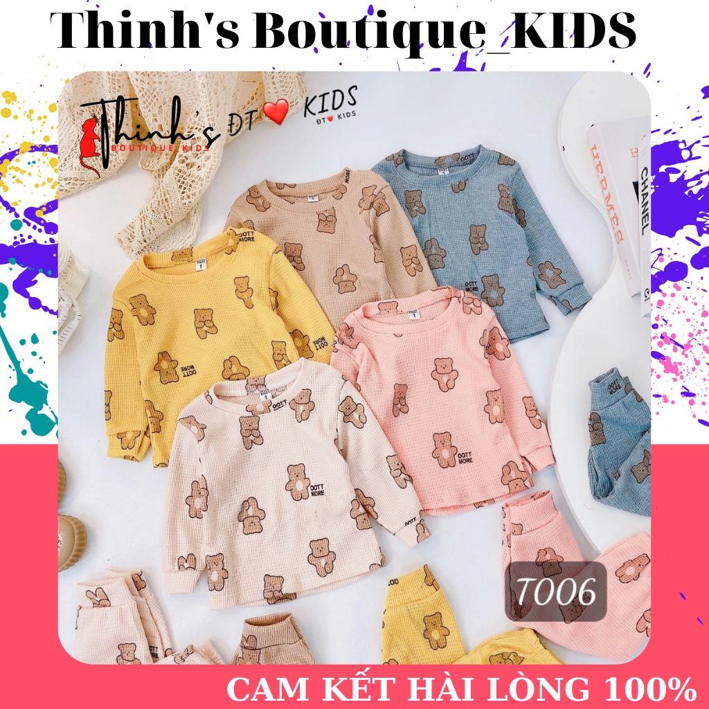 Bộ quần áo thun dài trẻ em - Set áo quần thun cho bé