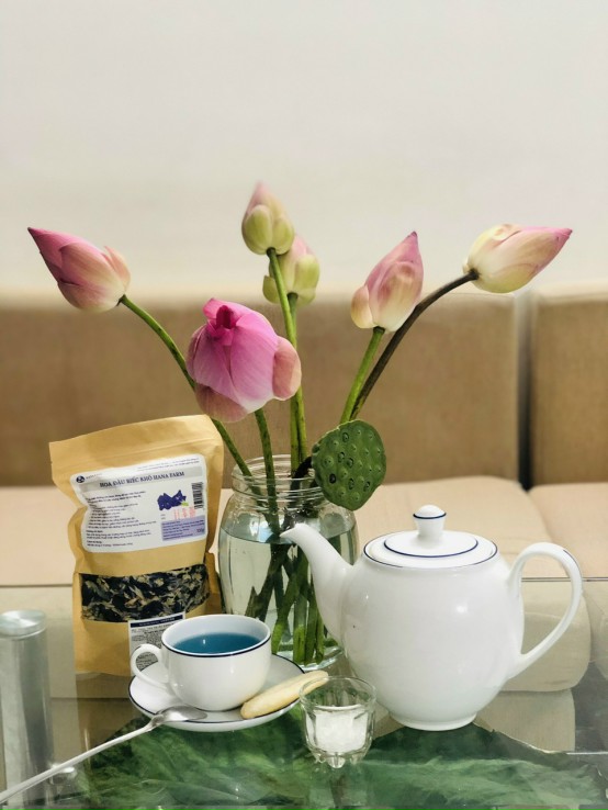 HOA ĐẬU BIẾC KHÔ HANA FARM 100GR