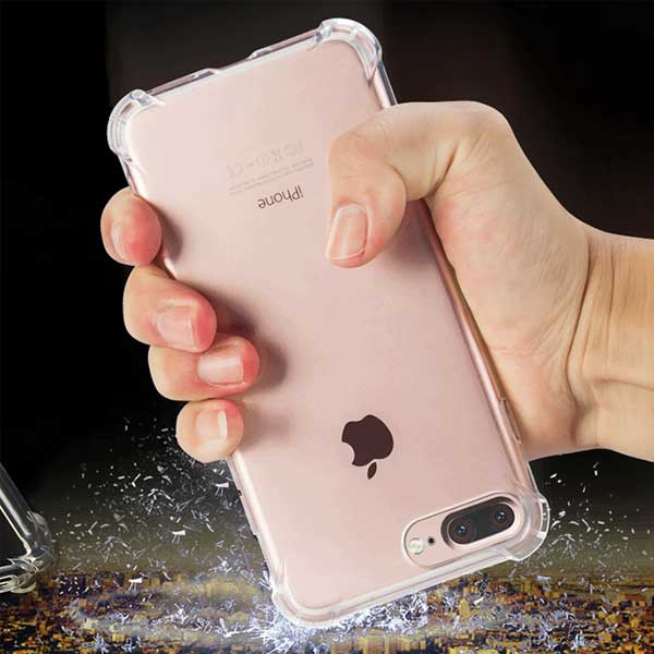 Ốp lưng dẻo trong chống sốc dành cho iPhone 8 Plus