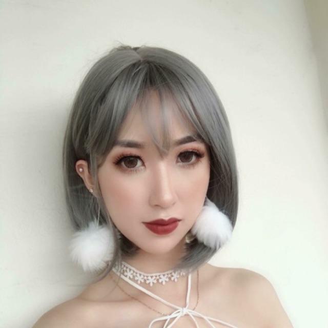 HÌNH THẬT-nguyên đầu xám khoi ngan-tặng lưới chùm tóc