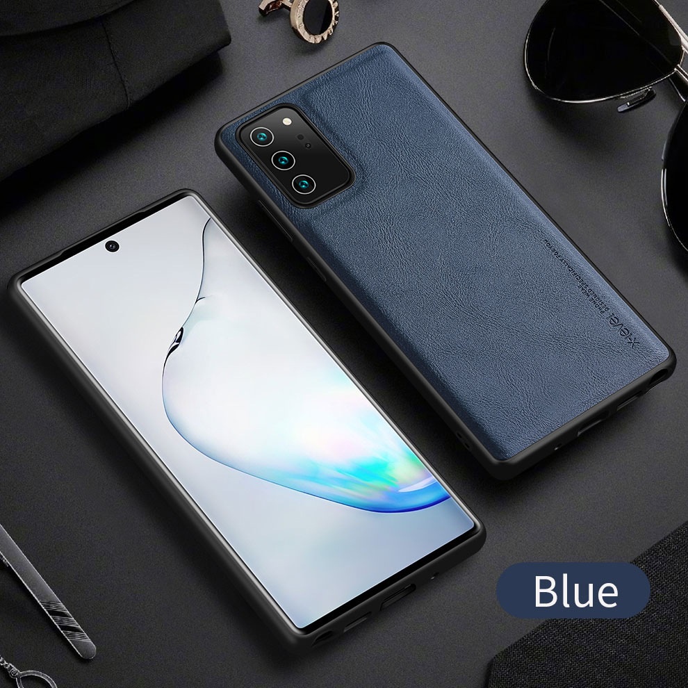Ốp Lưng X - Level Da Dành Cho Samsung Galaxy A13 - A23 - A33 - A53 - A73 Viền Đen Dẻo - Hàng Nhập Khẩu - Xanh Than - Galaxy A23