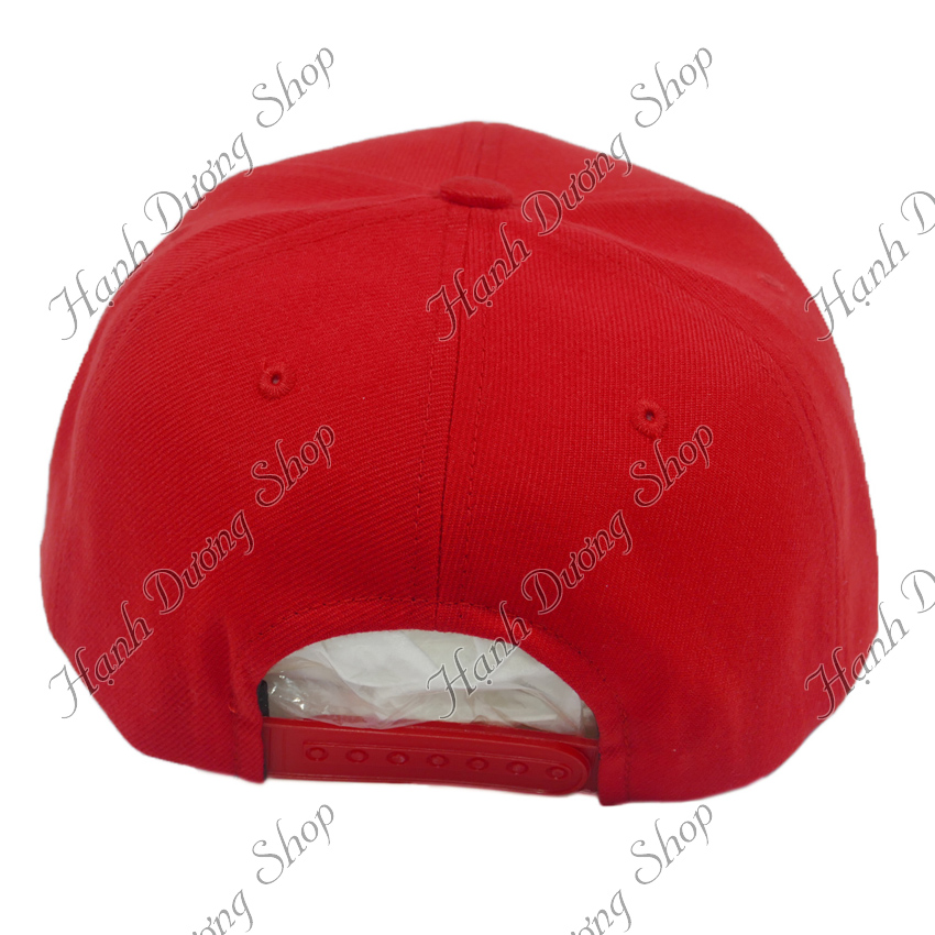 Mũ Snapback Trơn Nón Hiphop không thêu họa tiết, thiết kế mỏ bằng độc đáo, có khóa nhựa tăng giảm size - Hạnh Dương