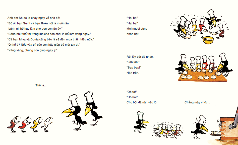 Truyện Tranh Ehon - Cửa Hàng Bánh Mì Quạ