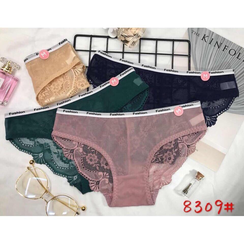 COMBO 5 QUẦN LƯỚI REN LƯNG CHỮ FASHION 8309