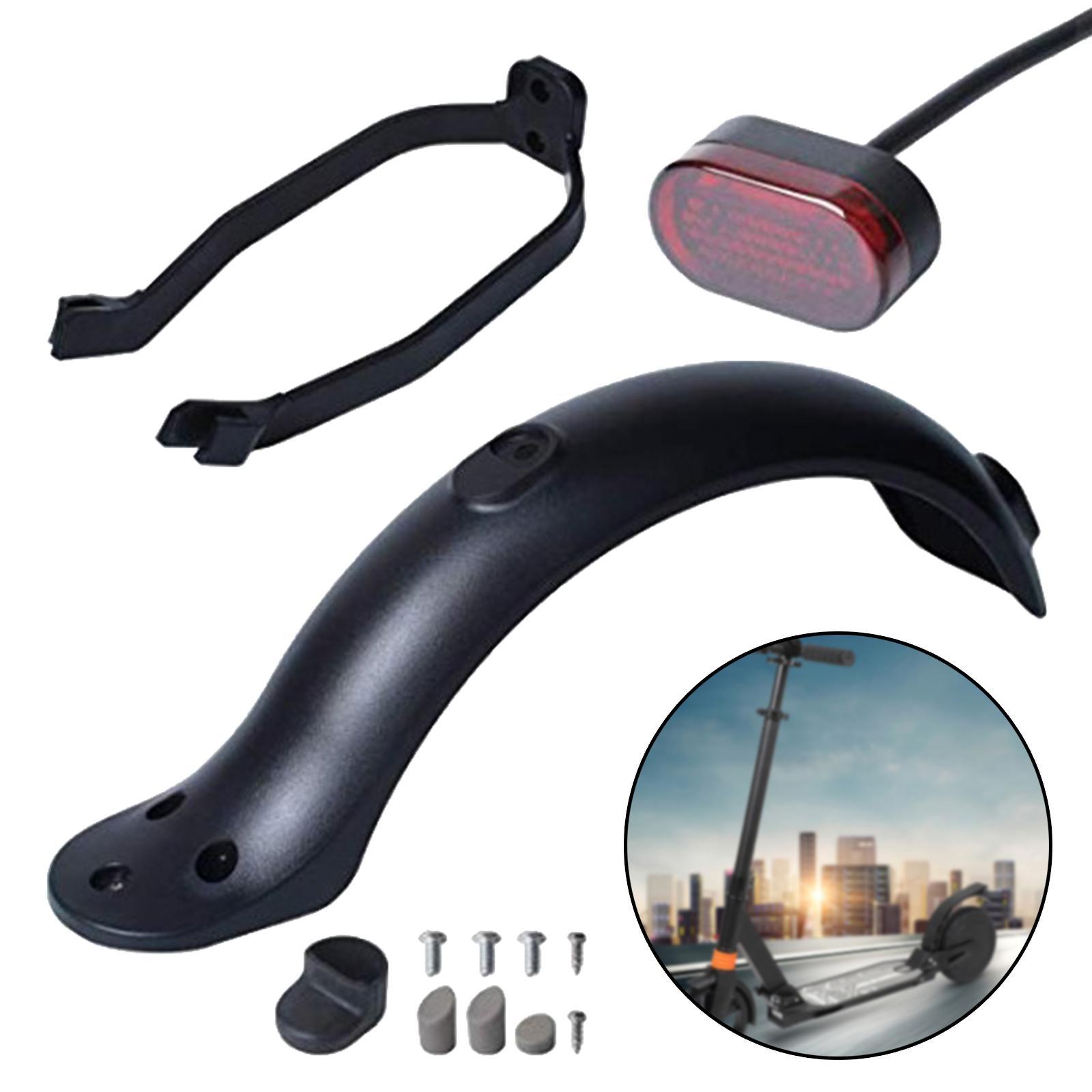 Rear Replacement Set Mudguard Bracket Hook for Electric Scooter Black
