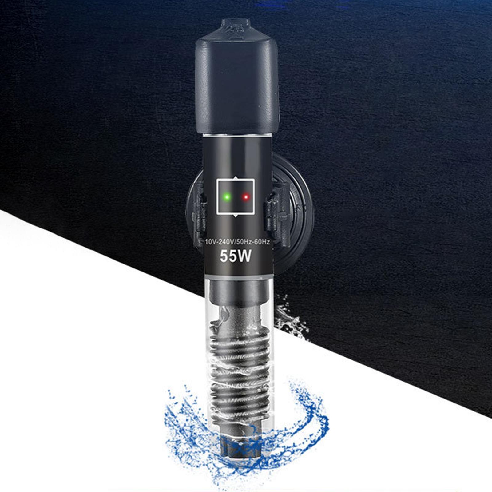 2x Aquarium Fish Tank Heater Submersible Thermostat Heater for Freshwater