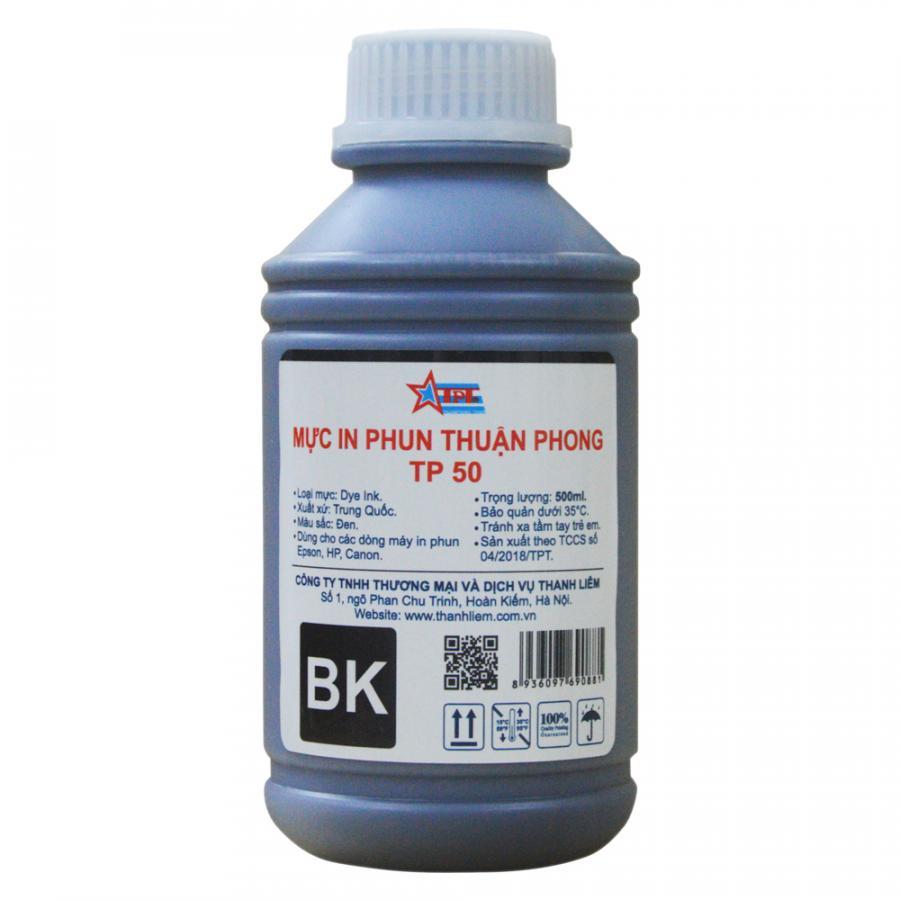 Bộ 4 Màu Mực in phun Thuận Phong TP50 dùng cho máy in phun Epson, HP, Canon - Hàng Chính Hãng
