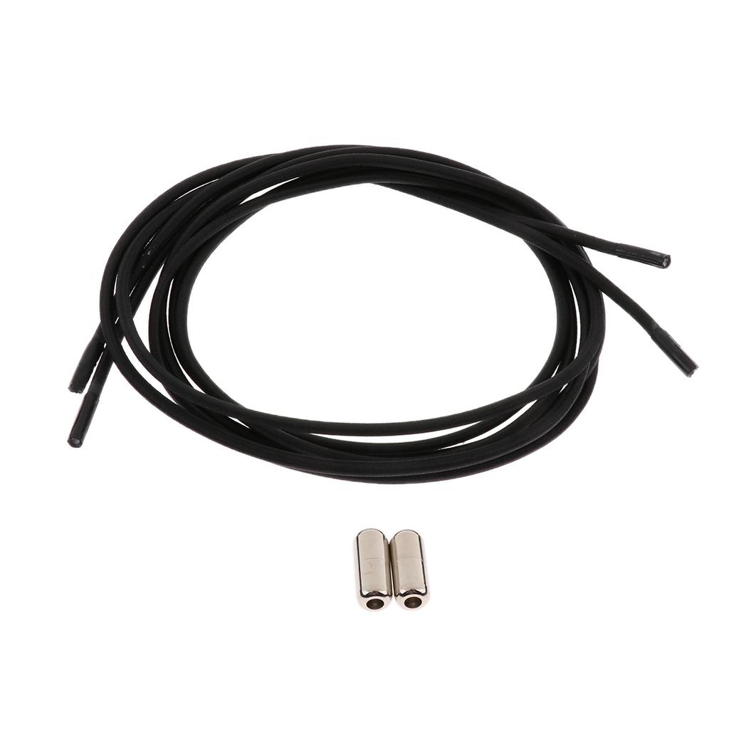 2pcs/Set Unisex No Tie Shoe Laces Elastic Rubber Shoelaces Elastics