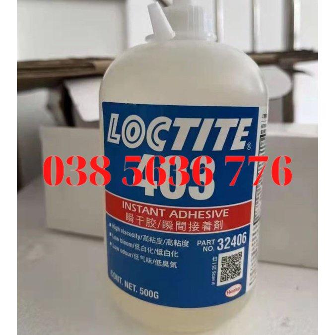 Keo Dán Tức Thời Henkel Loctite 403, Ít Mùi, Keo Dán Tức Thời Bề Mặt Có Độ Nhớt Cao