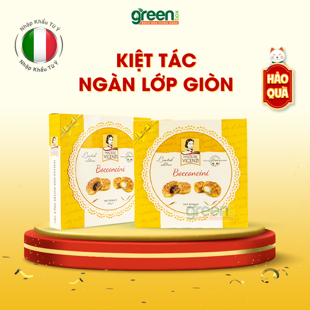 Hộp bánh ngàn lớp Bocconcini Matilde Vicenzi 250g