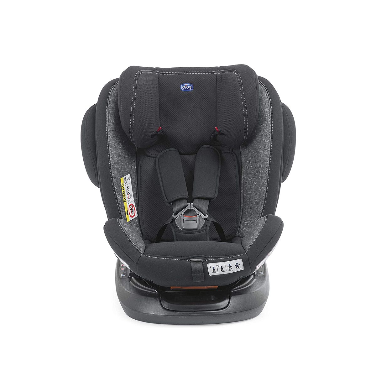 Ghế ngồi ô tô Chicco Unico Plus Isofix 0-12Y xoay 360˚ Đen Shadow