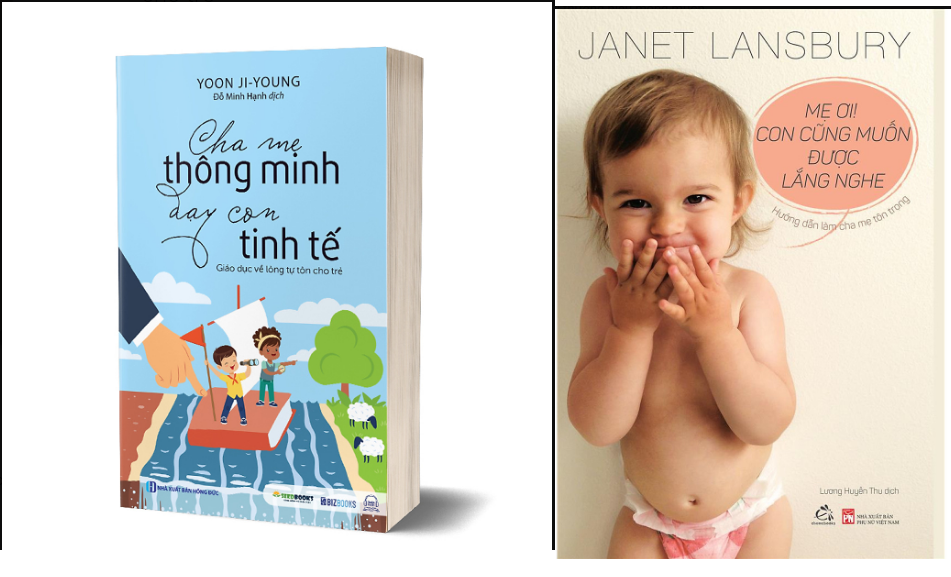 Combo Cha mẹ thông minh dạy con tinh tế - Giáo dục về lòng tự tôn cho trẻ+Hiểu Lòng Con Trẻ.Tặng bút và sổ tay MHB