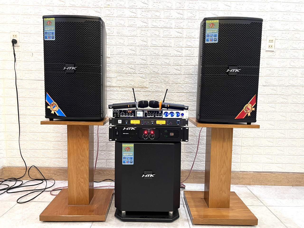 Dàn âm thanh karaoke và nghe nhạc HTK Hải Triều PA - 4500 Cao cấp