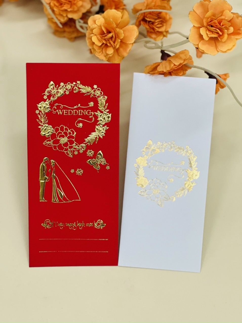 Thiệp cưới viết tay. Combo 30 bộ. Giao mẫu ngẫu nhiên