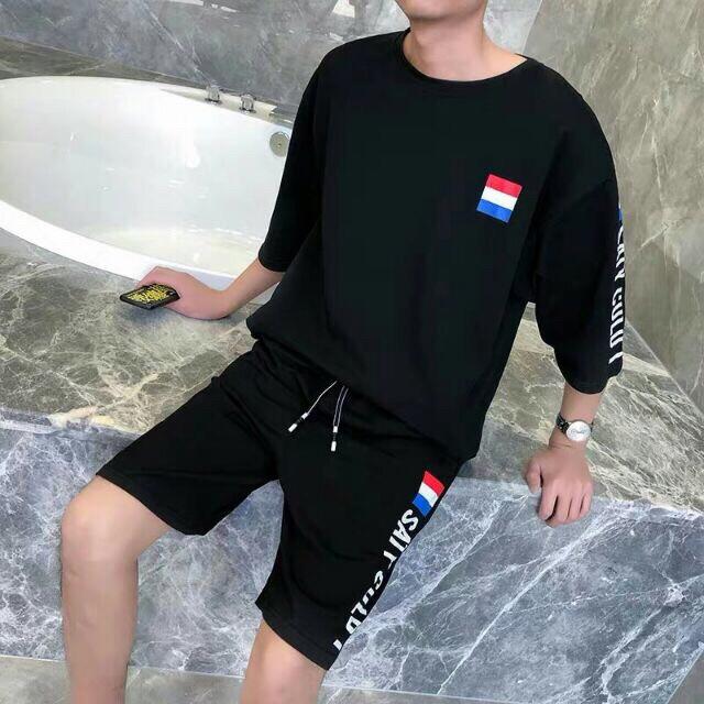 Sét Đồ Bộ Thể Thao Unisex In Hàng Thun Mát Xịn