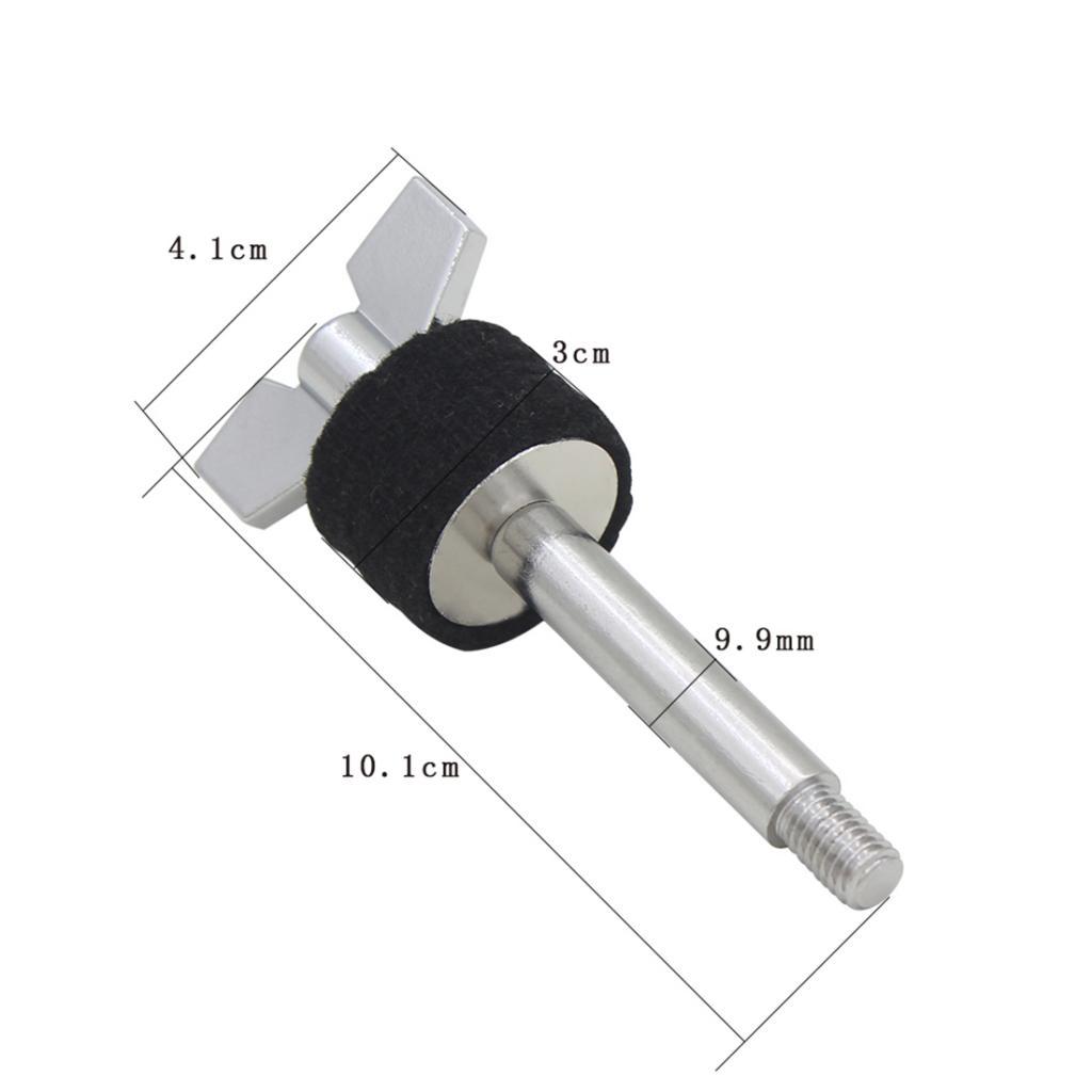 Drum Kit Parts Hi-hat Stand Screw+Drum Key+Cymbal Clutch+Pedal Beater Hammer Head+Cymbal Felt Pads