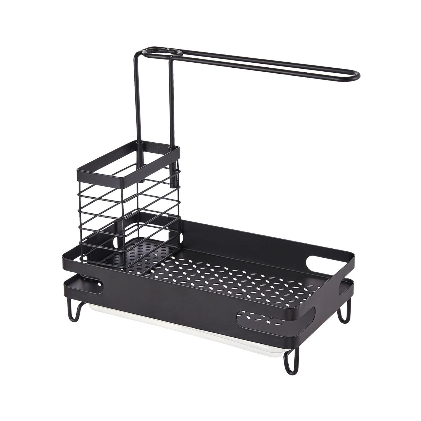 Brush Soap Dispenser Holder Rustproof Sponge Holder for Bathroom