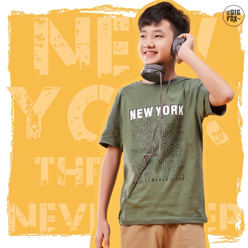 Bộ Bé Trai Size Đại BigFox, Quần Áo Trẻ Em Mùa Hè Chất Cotton Nhiều Hình In, Mã Xuất 08