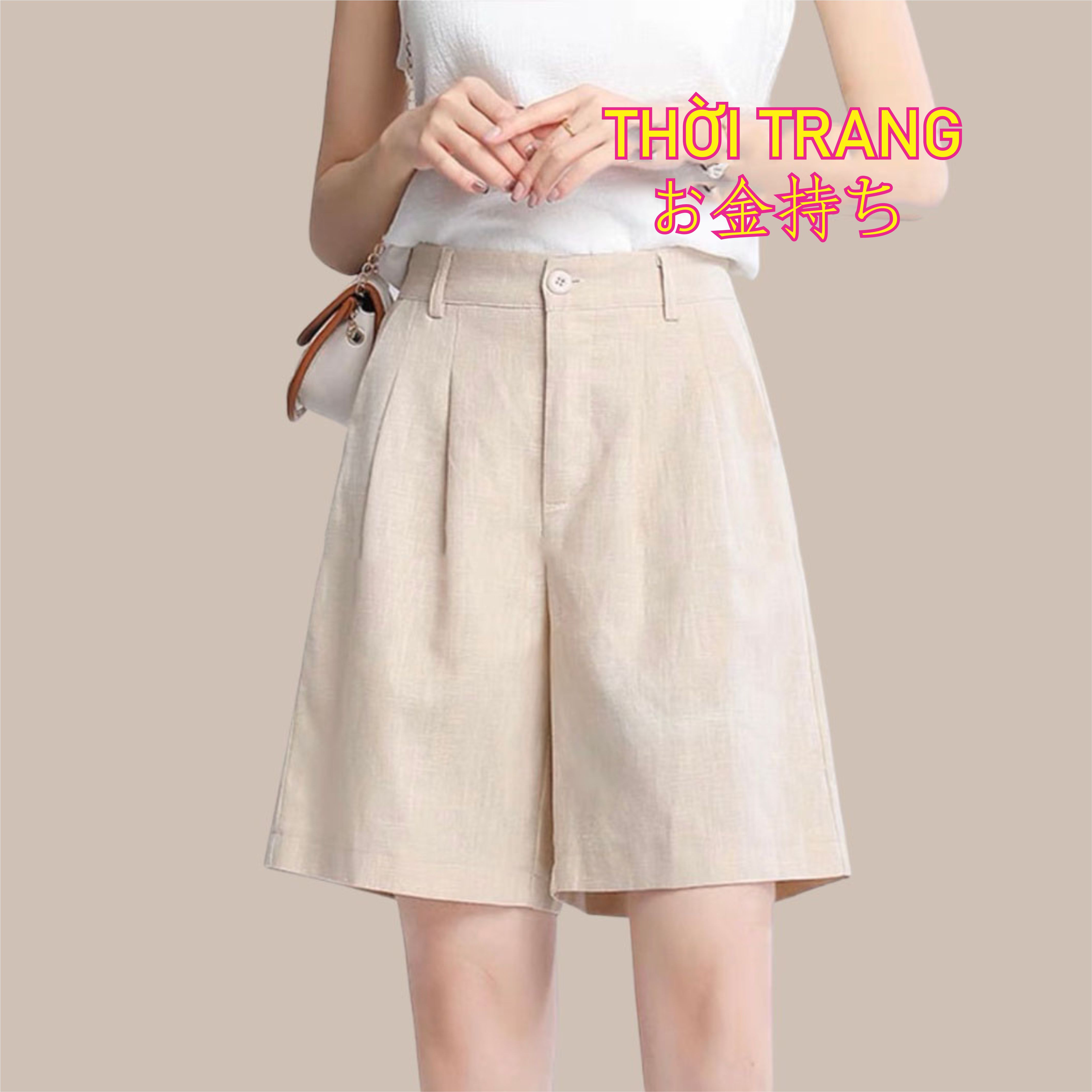 Quần đùi đũi siêu xinh, quần short đũi nữ 622