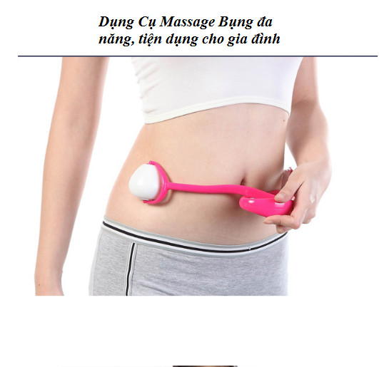 Dụng cụ Massage Bụng, Vai cầm tay siêu tiện dụng cho gua đình, Cây mát xa đa năng, dễ sử dụng-GD443-MassageBung (giao màu ngẫu nhiên)