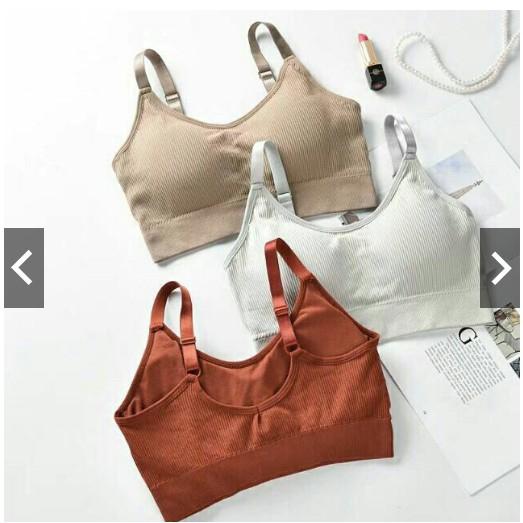 Áo bra thun tăm đệm mỏng nữ, áo bra tập gym yoga siêu hot
