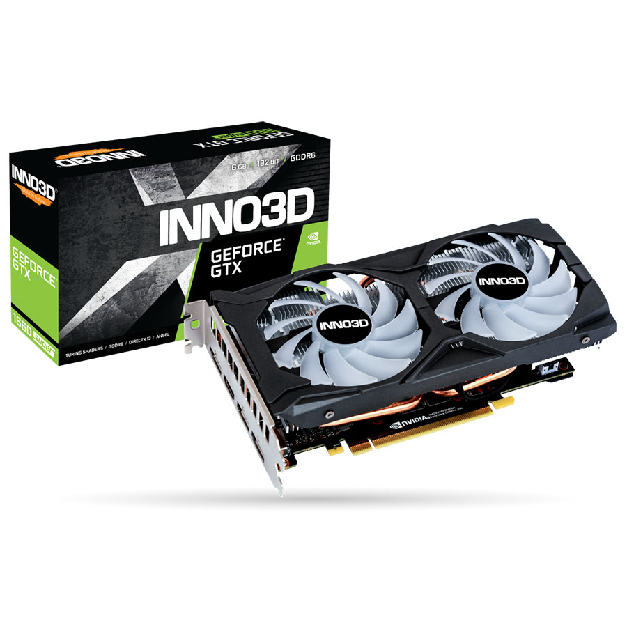 Card Màn Hình INNO3D GEFORCE GTX 1660 SUPER TWIN X2 OC RGB 6GB - Hàng Chính Hãng